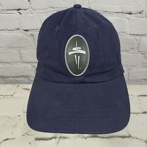 Space Needle Hat Seattle Washington Travel Souvenir Navy Blue Strapback Ball Cap